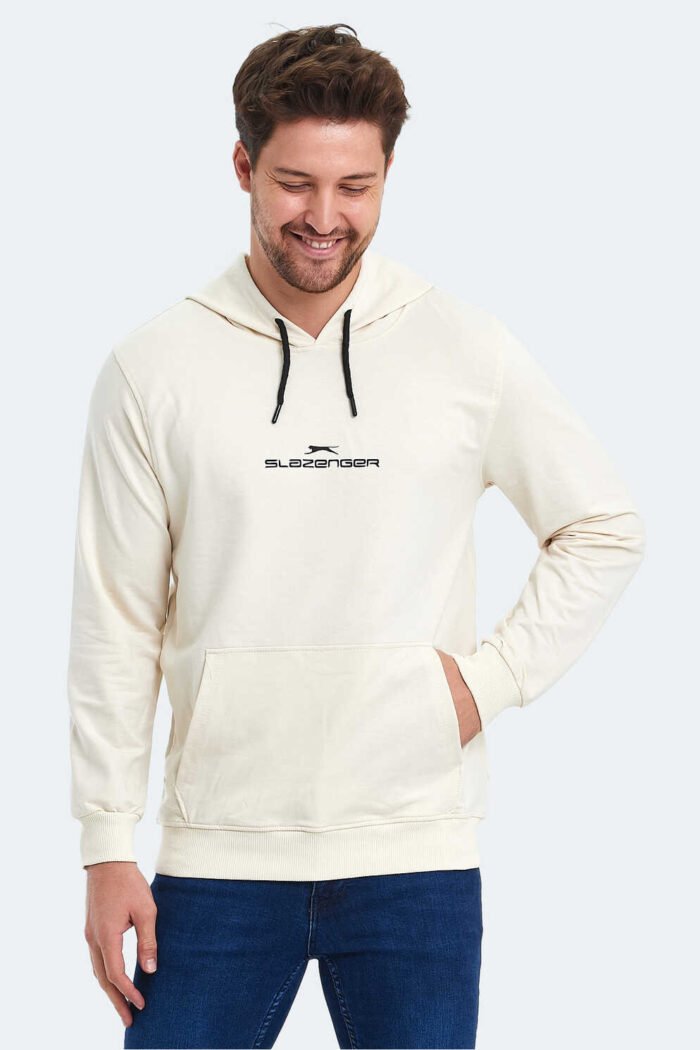 Slazenger ONCA Erkek Sweatshirt Bej - Görsel 1