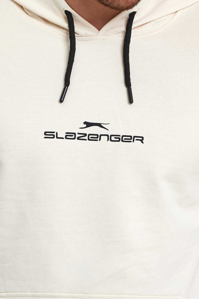 Slazenger ONCA Erkek Sweatshirt Bej - Görsel 4