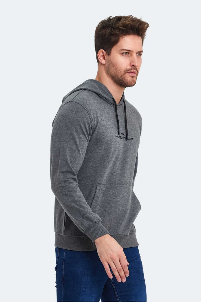 Slazenger ONCA Erkek Sweatshirt Koyu Gri - Görsel 2