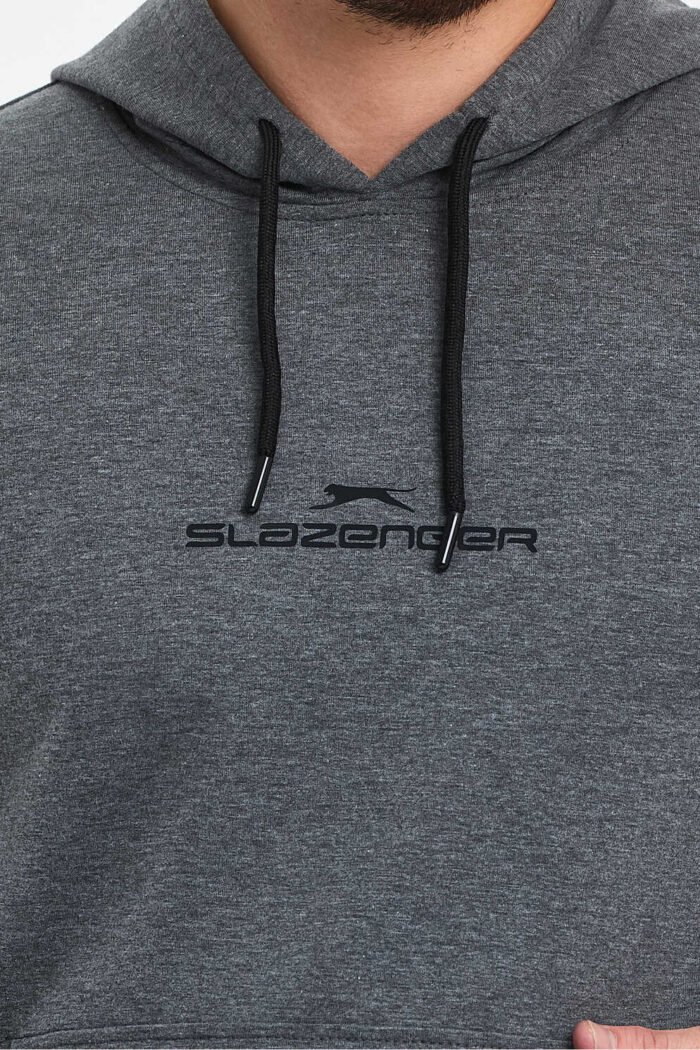 Slazenger ONCA Erkek Sweatshirt Koyu Gri - Görsel 4