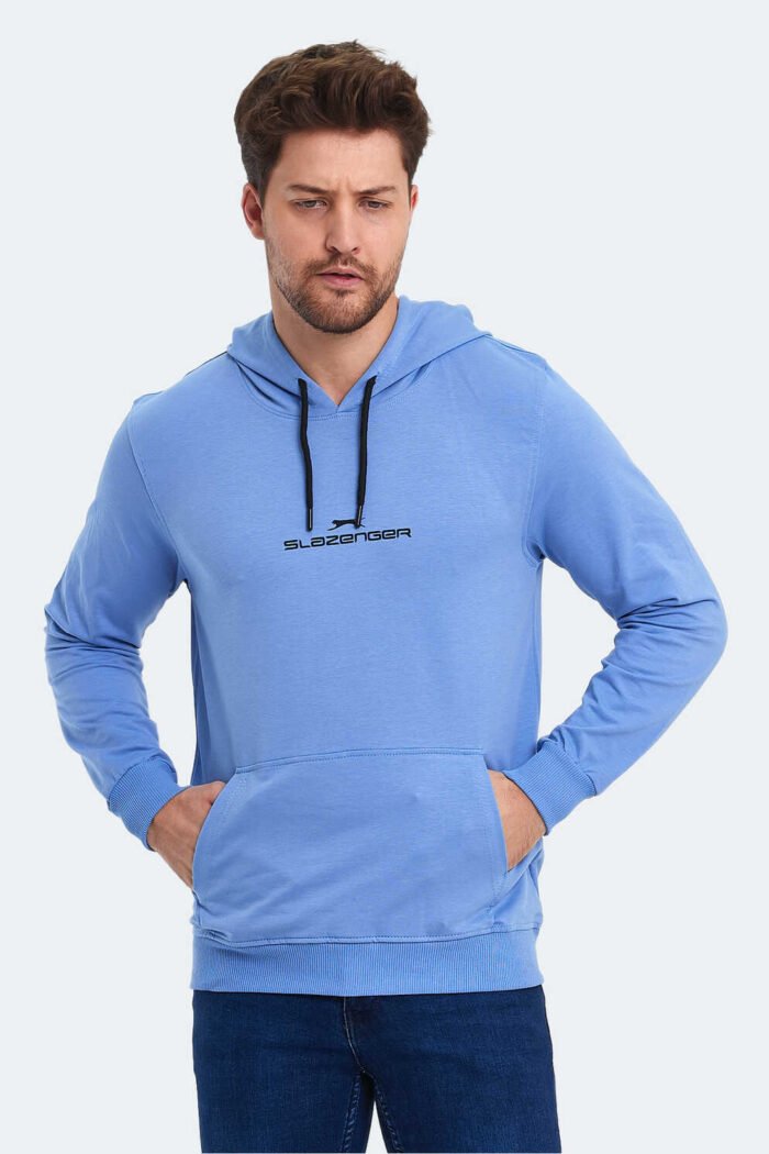 Slazenger ONCA Erkek Sweatshirt Turkuaz - Görsel 1