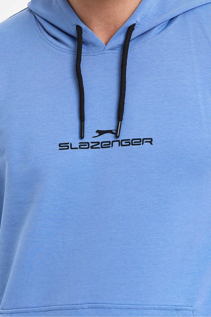 Slazenger ONCA Erkek Sweatshirt Turkuaz - Görsel 4