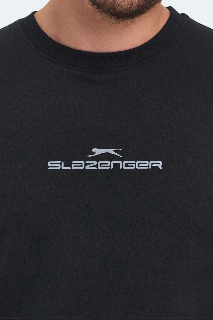 Slazenger ORTWIN Erkek Sweatshirt Siyah - Görsel 4