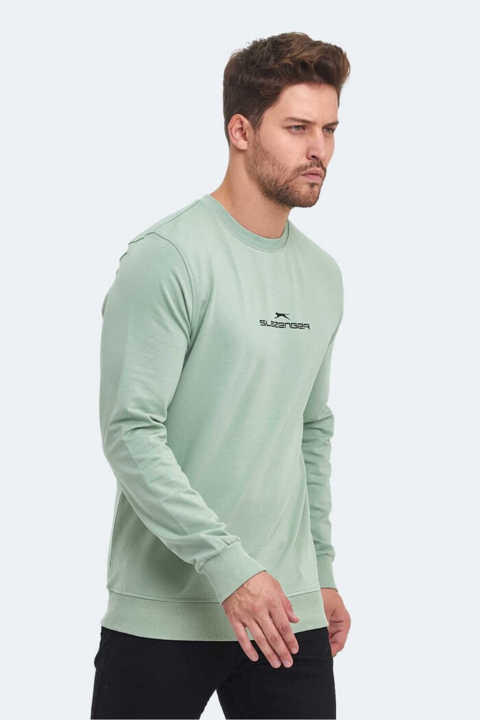 Slazenger ORTWIN Erkek Sweatshirt Yeşil - Görsel 2
