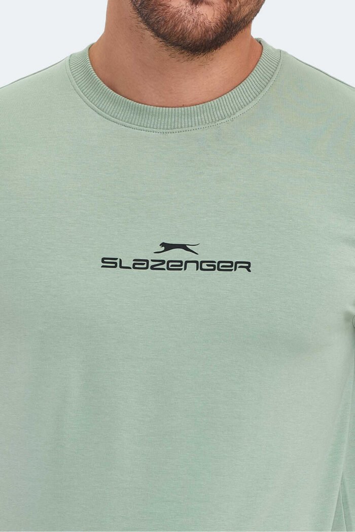 Slazenger ORTWIN Erkek Sweatshirt Yeşil - Görsel 4