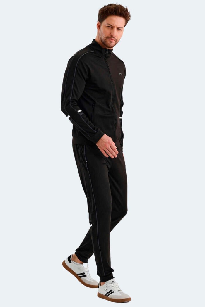 Slazenger RECIPE Erkek Eşofman Takımı Siyah - Görsel 4