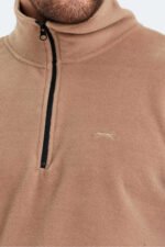 Slazenger SANNE Erkek Polar Toprak Rengi - Görsel 4