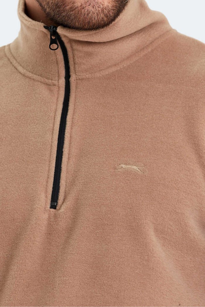 Slazenger SANNE Erkek Polar Toprak Rengi - Görsel 4