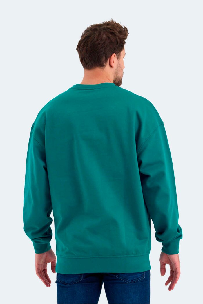 Slazenger VADIK Erkek Sweatshirt Petrol - Görsel 3