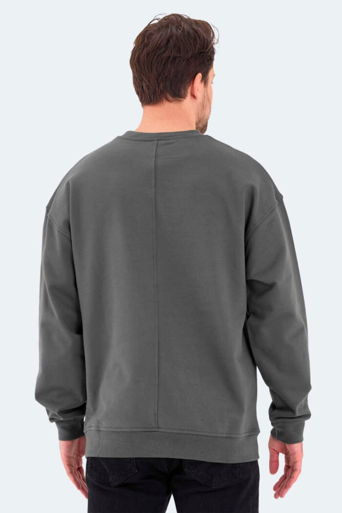 Slazenger VADIK OVERSIZE Erkek Sweatshirt Haki - Görsel 3