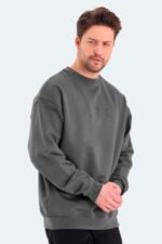 Slazenger VADIK OVERSIZE Erkek Sweatshirt Haki - Görsel 4