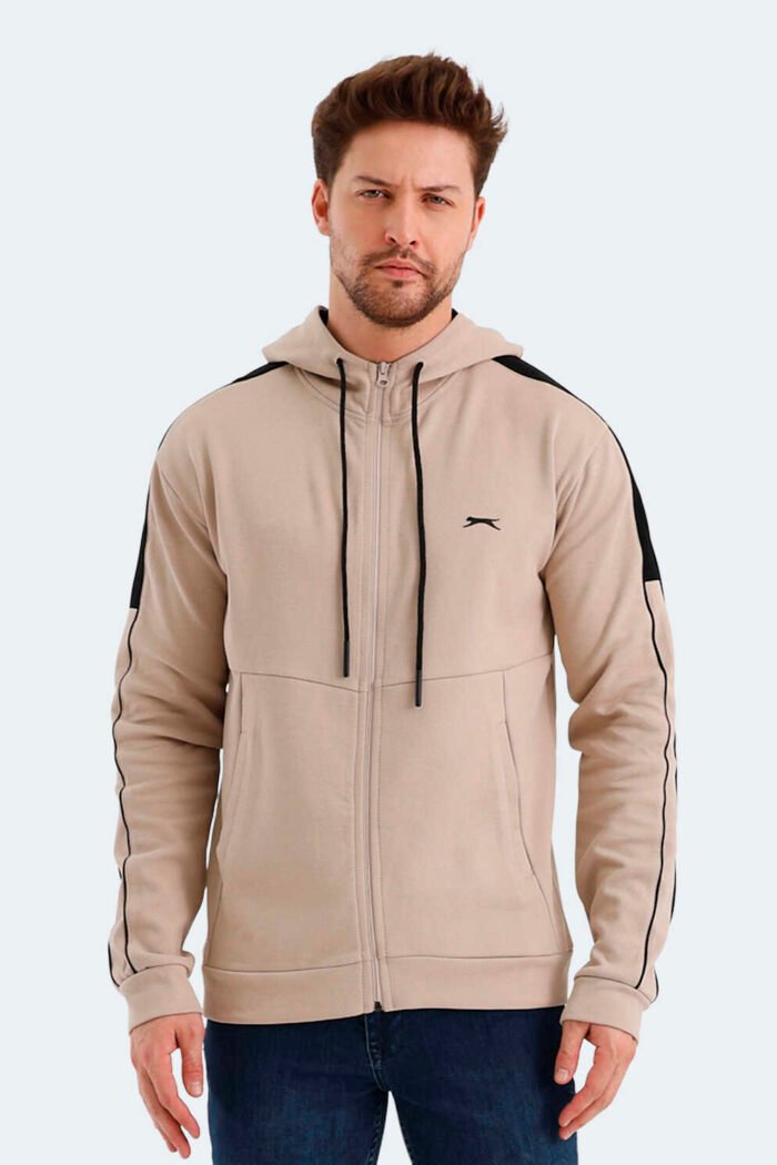Slazenger VALERYA Erkek Sweatshirt Bej - Görsel 1