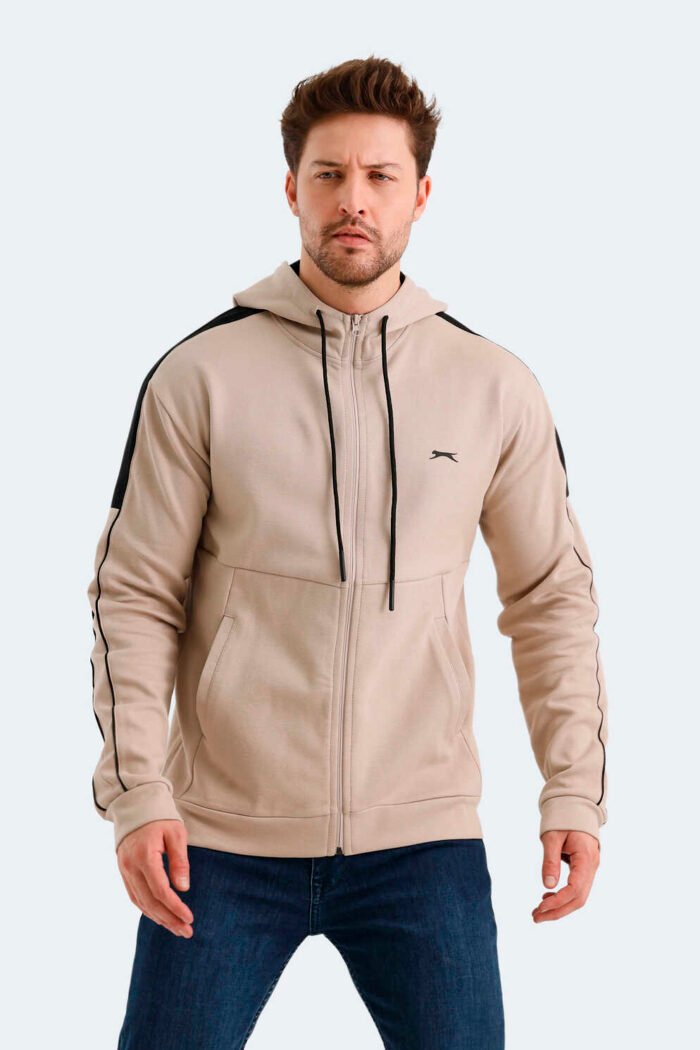 Slazenger VALERYA Erkek Sweatshirt Bej - Görsel 4