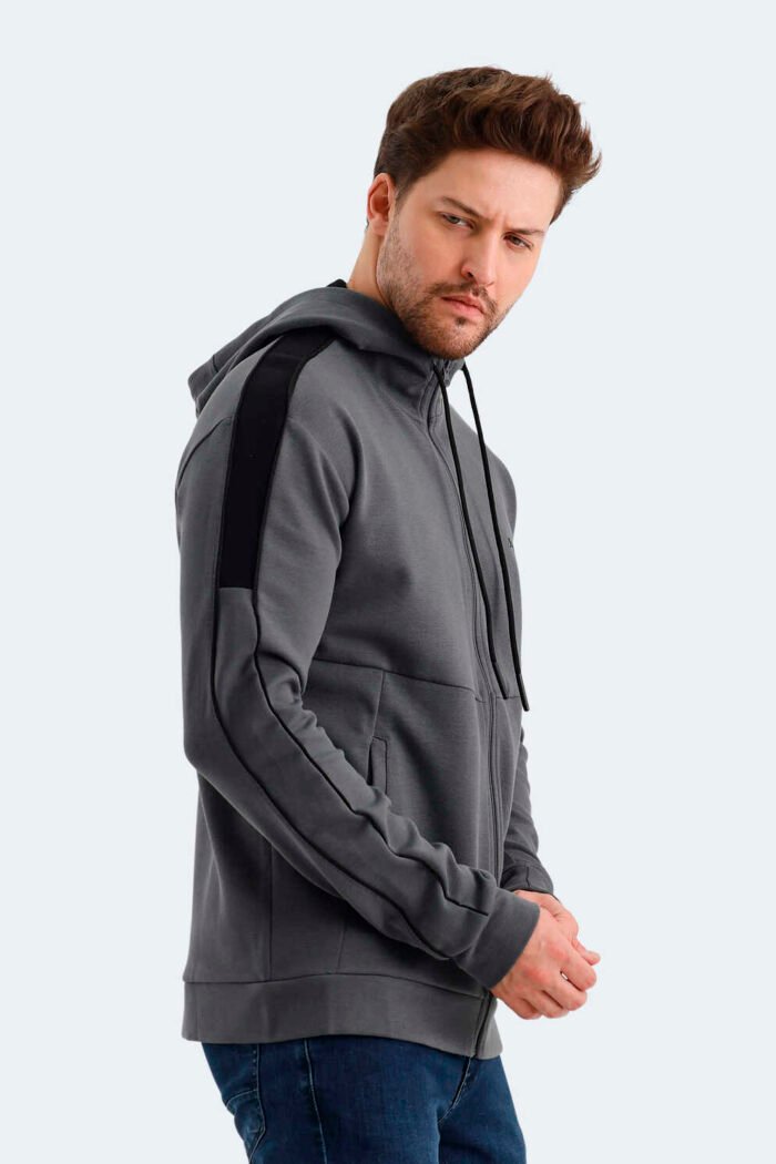 Slazenger VALERYA Erkek Sweatshirt Koyu Gri - Görsel 2