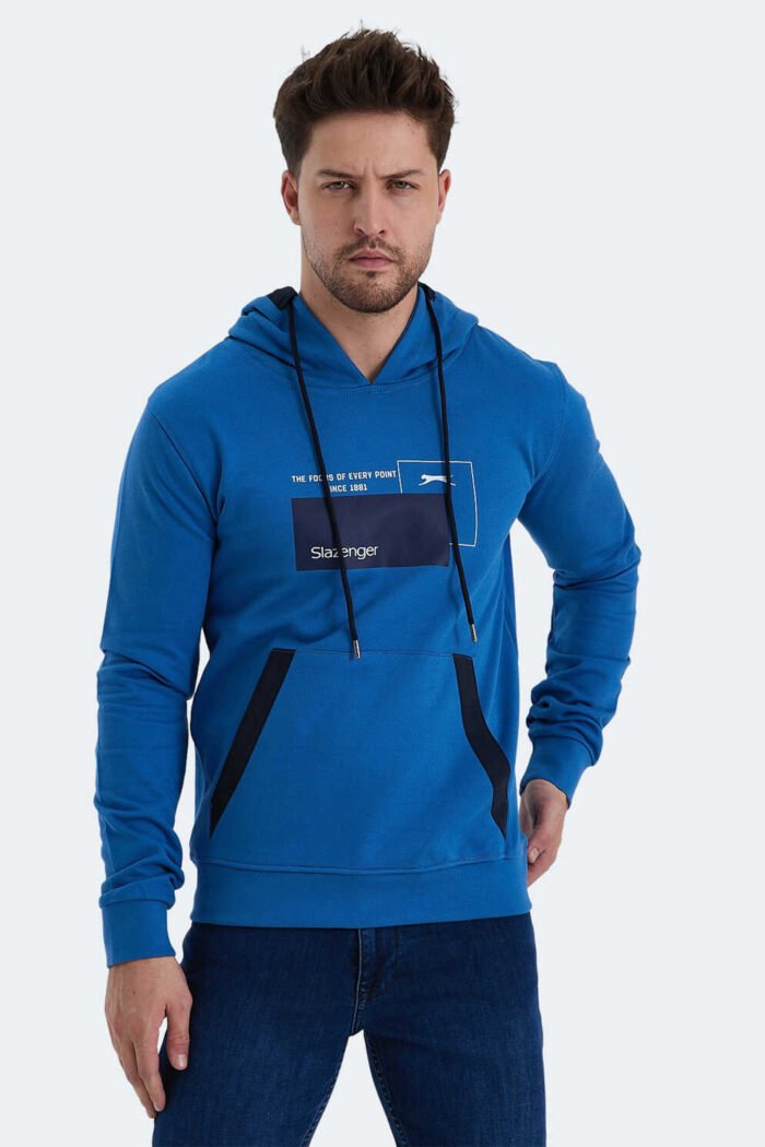 Slazenger VANDA Erkek Sweatshirt Mavi - Görsel 1