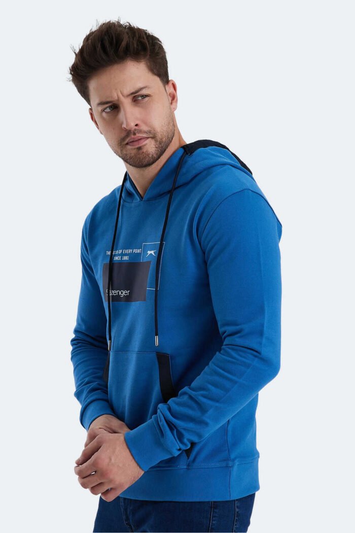 Slazenger VANDA Erkek Sweatshirt Mavi - Görsel 4