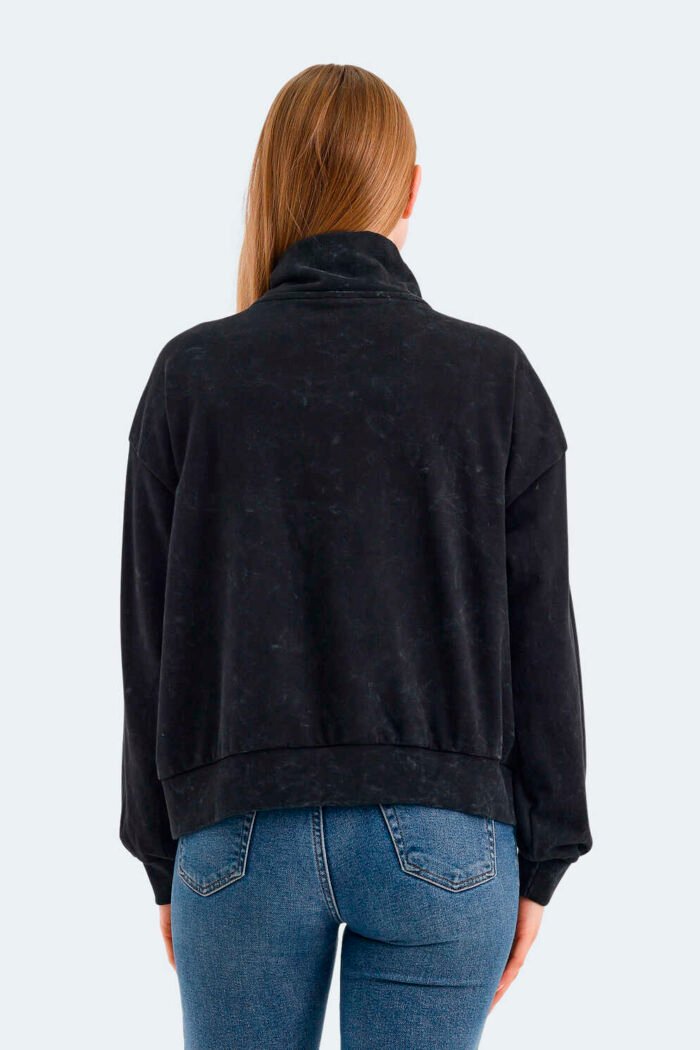 Slazenger VIEWER OVERSIZE Kadın Sweatshirt Siyah - Görsel 2