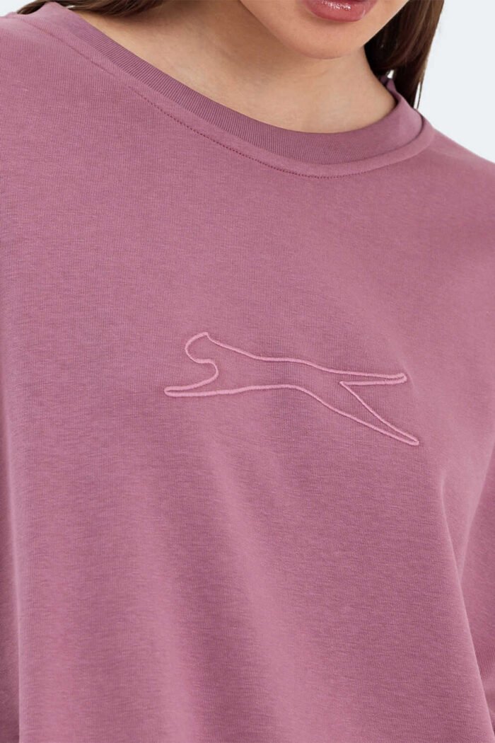 Slazenger VIKENTI SW Kadın Sweatshirt Gül - Görsel 3