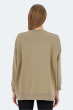 Slazenger VIKENTI SW Kadın Sweatshirt Koyu Yeşil - Görsel 3