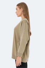 Slazenger VIKENTI SW Kadın Sweatshirt Koyu Yeşil - Görsel 5