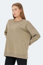 Slazenger VIKENTI SW Kadın Sweatshirt Koyu Yeşil - Görsel 4