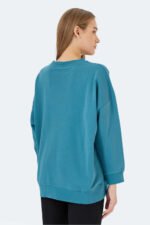 Slazenger VIKENTI SW Kadın Sweatshirt Petrol - Görsel 2