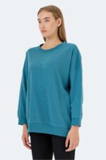 Slazenger VIKENTI SW Kadın Sweatshirt Petrol - Görsel 5