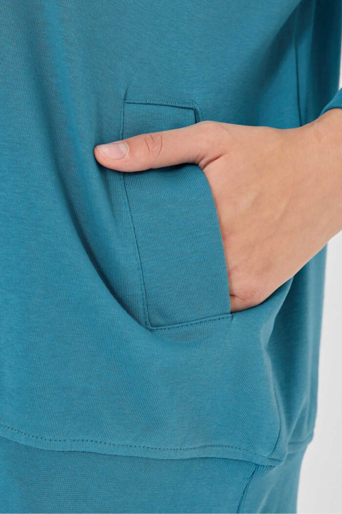 Slazenger VIKENTI SW Kadın Sweatshirt Petrol - Görsel 4