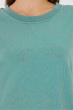 Slazenger VIKENTI SW Kadın Sweatshirt Yeşil - Görsel 5