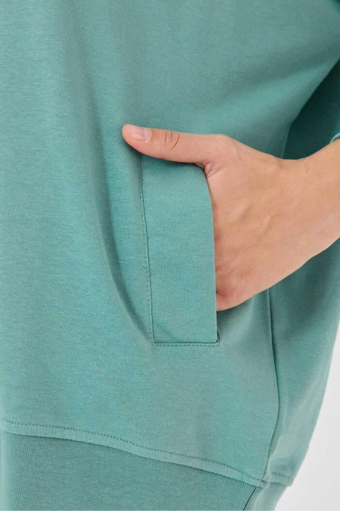 Slazenger VIKENTI SW Kadın Sweatshirt Yeşil - Görsel 4