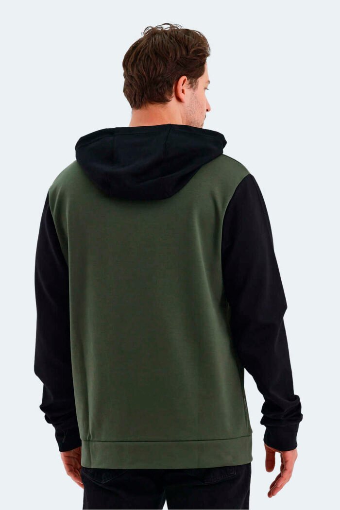 Slazenger VIOLA Erkek Sweatshirt Haki - Siyah - Görsel 3
