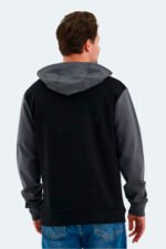 Slazenger VIOLA Erkek Sweatshirt Siyah - Gri - Görsel 2