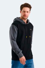 Slazenger VIOLA Erkek Sweatshirt Siyah - Gri - Görsel 5