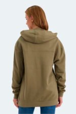 Slazenger VIOLENCE Kadın Sweatshirt Haki - Görsel 2