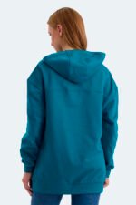 Slazenger VIOLENCE Kadın Sweatshirt Petrol - Görsel 2