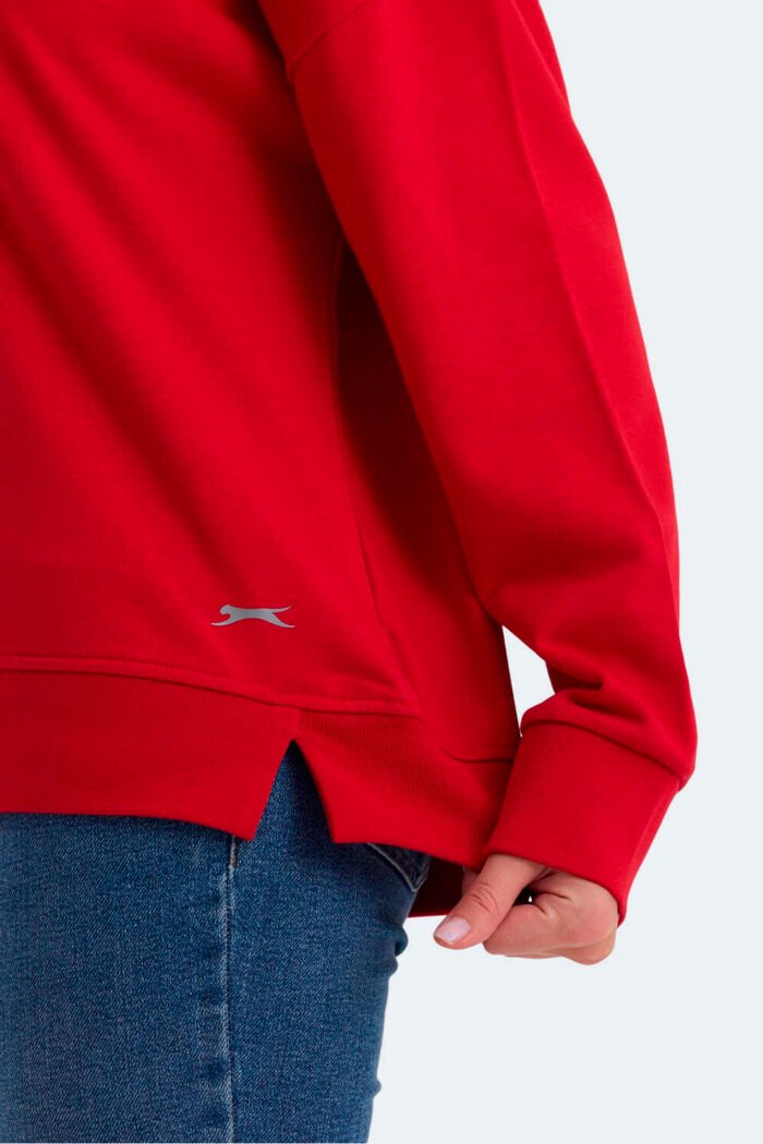 Slazenger VIRTUE Kadın Sweatshirt Kırmızı - Görsel 3