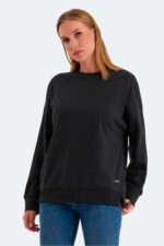 Slazenger VIRTUE Kadın Sweatshirt Siyah - Görsel 2