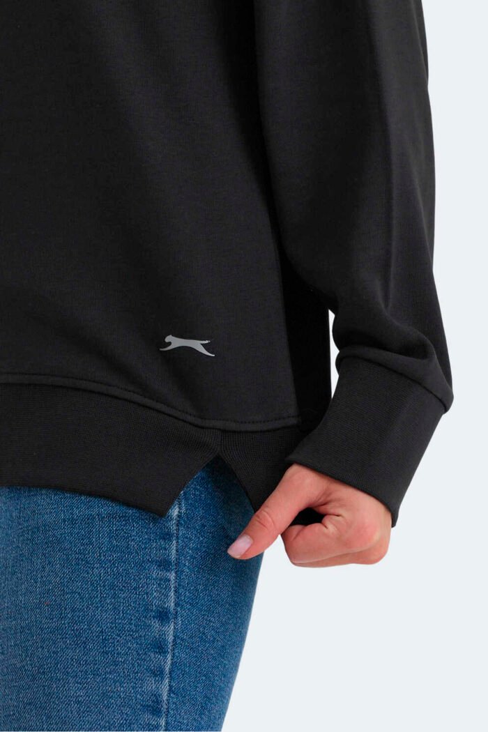 Slazenger VIRTUE Kadın Sweatshirt Siyah - Görsel 3