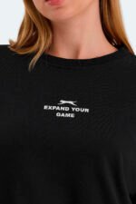 Slazenger VITAL OVERSIZE Kadın Sweatshirt Siyah - Görsel 4