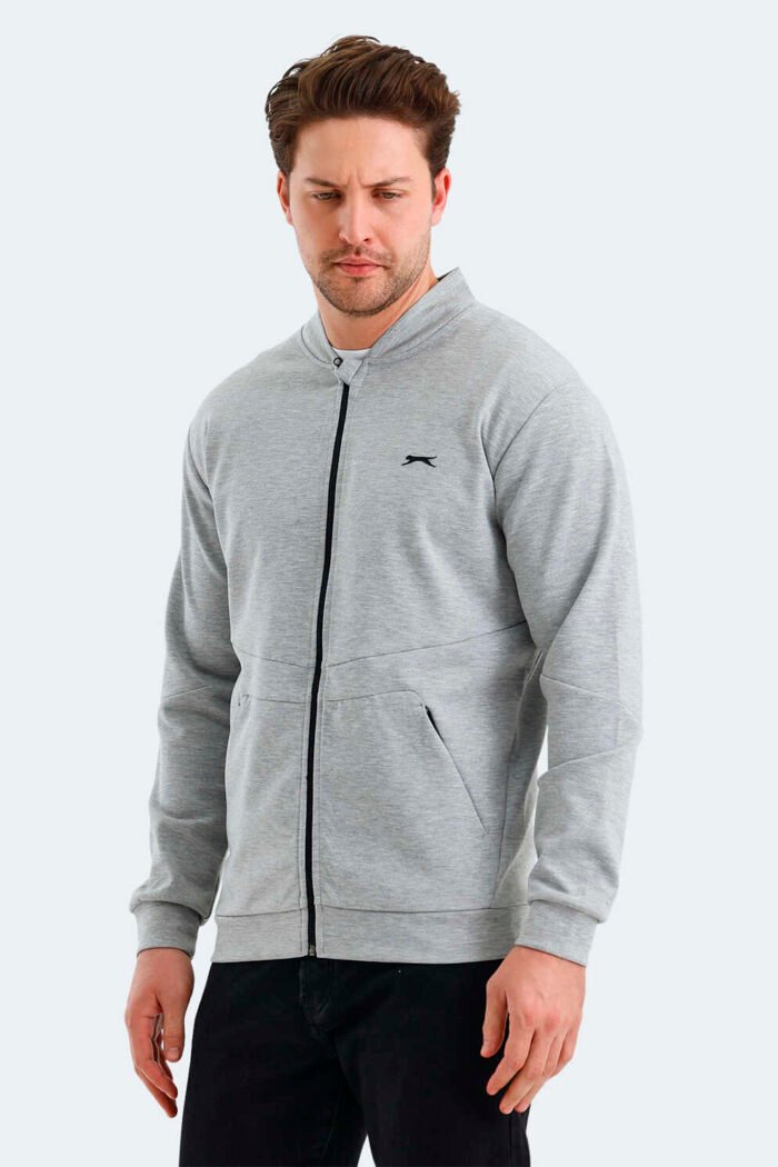 Slazenger VLAD Erkek Sweatshirt Gri - Görsel 1