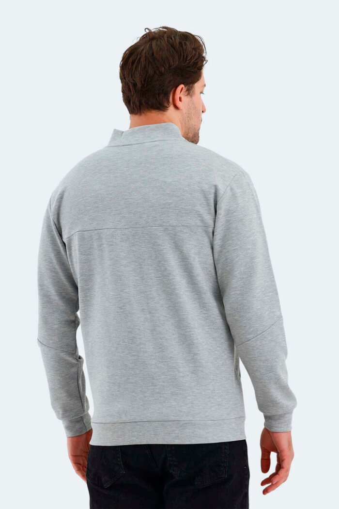 Slazenger VLAD Erkek Sweatshirt Gri - Görsel 5