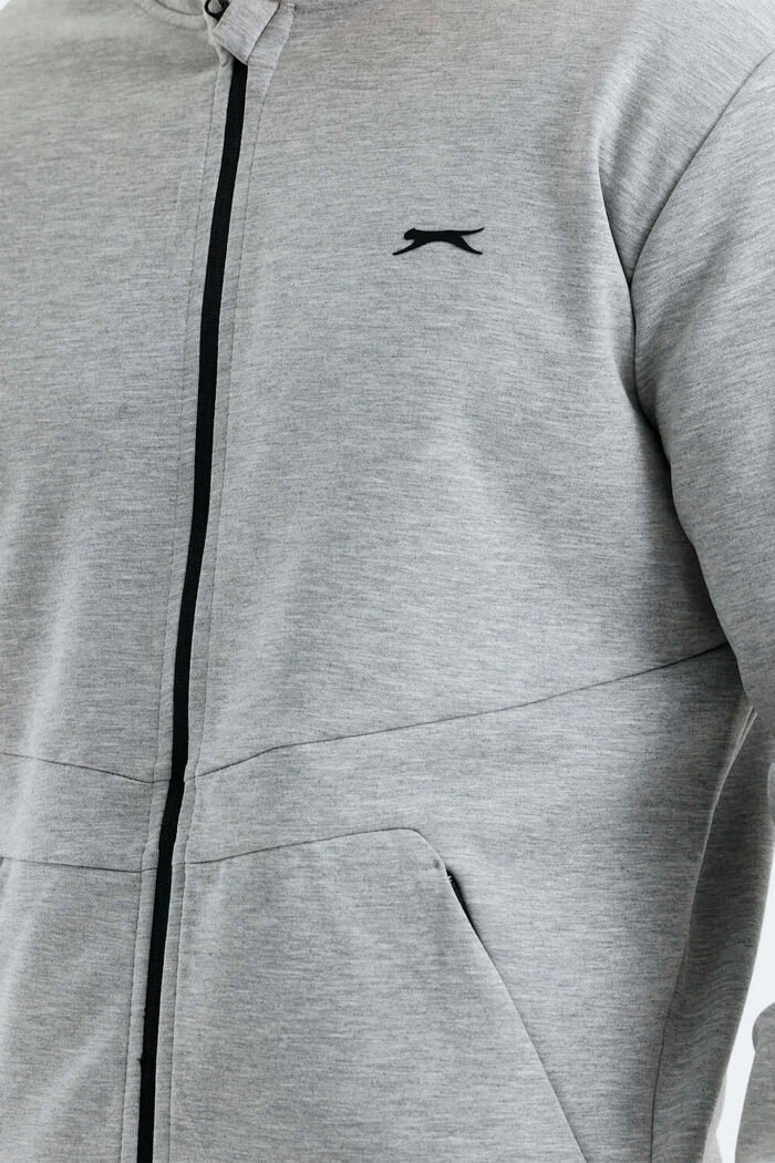 Slazenger VLAD Erkek Sweatshirt Gri - Görsel 3