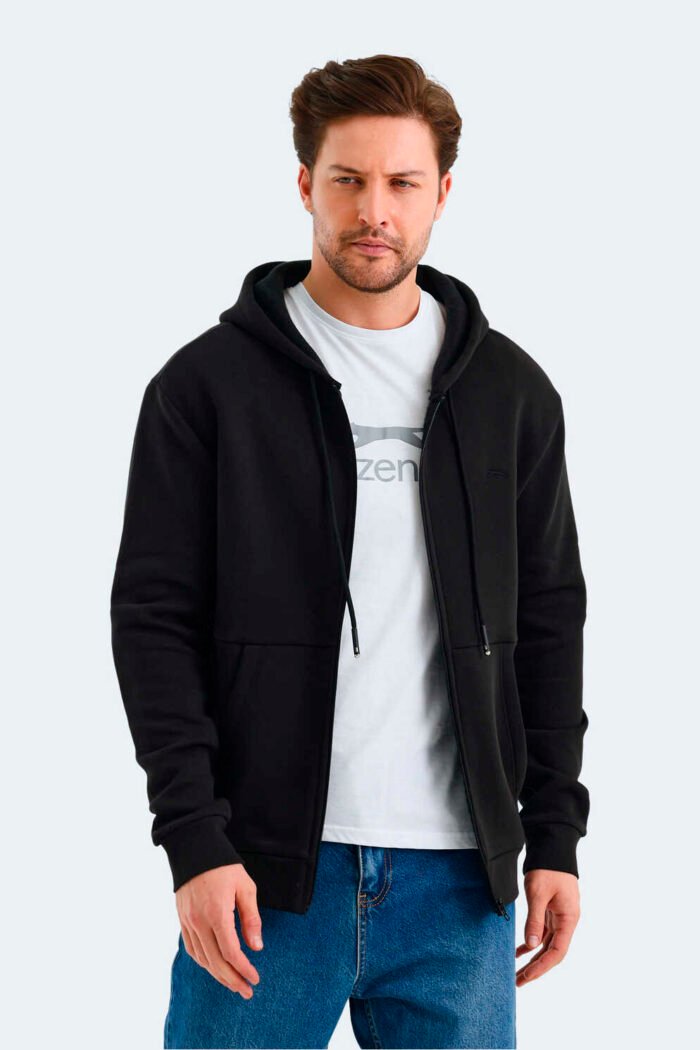 Slazenger VONDA Erkek Sweatshirt Siyah - Görsel 2